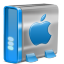 Blue Mac HD Icon 64x64 png